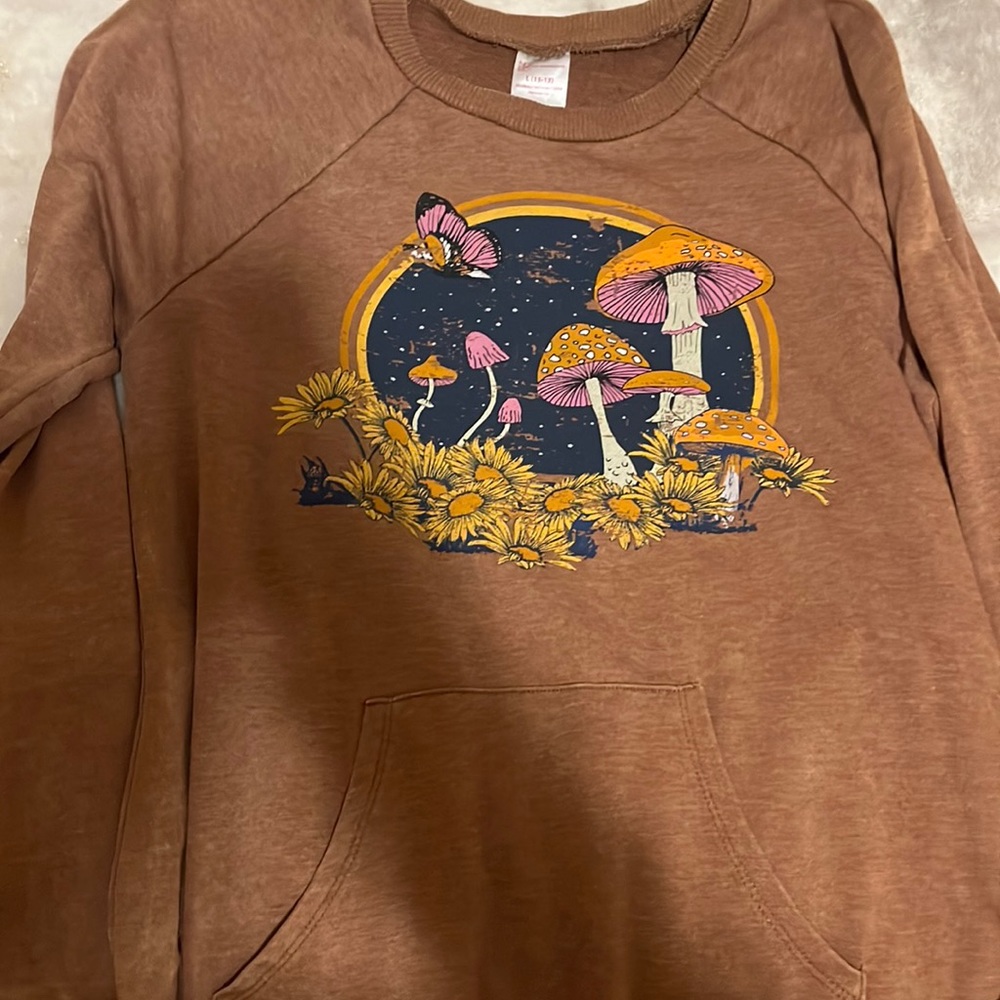 mushroom and floral design